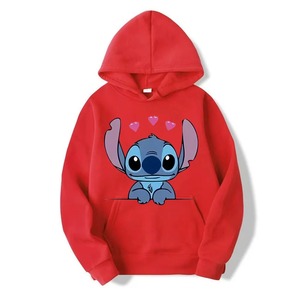 Cartoon Anime Printed Knitted Breathable Women Winter Hooded Oversized <b>Hoodie</b> 2024 Fashion Casual Couple - Product Image 5