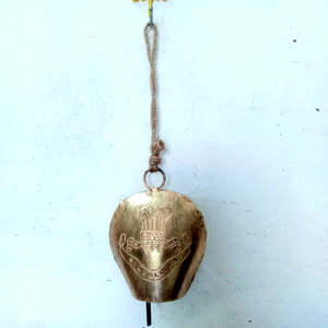 Campanas Náuticas de Latón con Acabado Dorado y Cuerda Resistente para Decoración Navideña del Hogar - Product Image 6