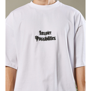 Thương hiệu sang trọng T-Shirt người đàn ông Chất lượng cao đường phố quần áo truyền cảm hứng cho khả năng Puff in người đàn ông quá khổ T-Shirt - Product Image 3