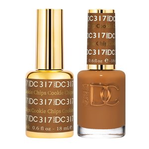 A10jet DC Gel Duo # 317-Sweet Smalto per Unghie Nude Neutro con Chips di Biscotto e Smalto Abbinato - Product Image 4