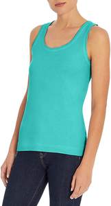 High Quality Cotton Women Regular Length Ribbed Tight Knitted Soft <b>Workout</b> <b>Tank</b> <b>Top</b> - Product Image 3