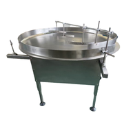 Table d'accumulation rotative automatique en acier inoxydable pour collecteur de bouteilles, avec alimentation réglable et moteur, garantie 1 an