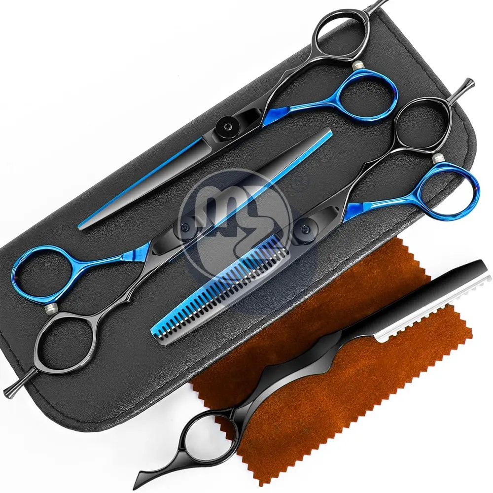 Hair Cutting Scissors Sets Multifunctional Thinning Scissors Straight Shears Tools Stainless Steel for Barber Salon
