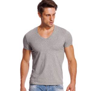 T-shirts solides pour hommes de qualité supérieure, vente en gros-tissu 100% coton avec Options d'impression polyvalentes provenant d'un exportateur de confiance. - Product Image 1
