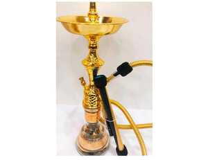 Chicha égyptienne de luxe en gros, Bambino plaqué or, acier inoxydable, finition laquée, mini chichas au meilleur prix - Product Image 2