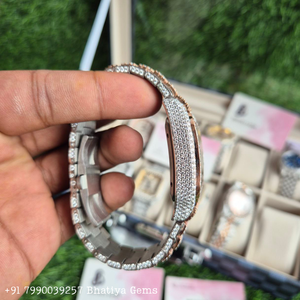 2025 joyería de moda Hip Hop relojes de diamantes Iced Out hombres mujeres relojes de cuarzo de lujo esfera azul reloj para Mujeres Hombres - Product Image 4