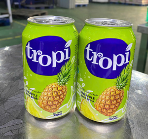 Jus de fruits 330 ml, saveur ananas, boisson puree populaire à prix compétitif, emballage en bouteille OEM - Product Image 2