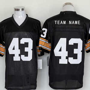 Camiseta de fútbol americano personalizada, uniforme de sublimación de manga corta con nombre de equipo para la temporada de verano - Product Image 6