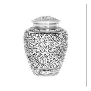 Urna de artesanía de nuevo diseño para personas, suministros funerarios, venta al por mayor, urna de aluminio, artesanía de cremación en India con calidad de exportación - Product Image 4