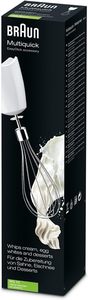 Accessoire de fouet en acier inoxydable Braun MQ accessoire de mélangeur à 10 mains compatible avec le mélangeur à main Braun MultiQuick - Product Image 5