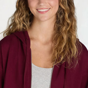 เสื้อมีฮู้ดแบบรูดซิปสำหรับผู้ชายไซส์ใหญ่พิเศษพิมพ์โลโก้แบบกำหนดเองเสื้อฮู้ดแบบสั้นสำหรับผู้หญิง - Product Image 4