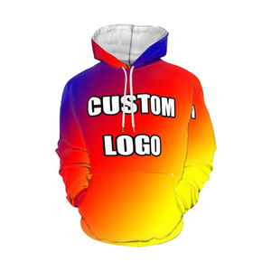 Sweat à capuche personnalisé brodé pour l'hiver, imperméable et écologique, épais, 100% coton, coupe normale, à capuche thermique par sublimation, décontracté pour hommes - Product Image 4