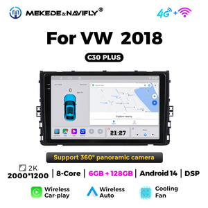 Mekede C30 Cộng Với Điều Hướng Xe Headunit Xe Màn Hình Android Mp3 Xe Máy Nghe Nhạc <span class=keywords><strong>Video</strong></span> Đài Phát Thanh Cho <span class=keywords><strong>Vw</strong></span> 2018 - Product Image 4