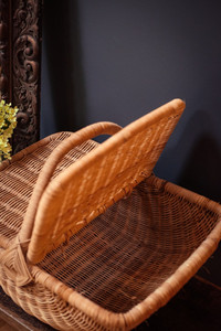 Quá Khổ Vòng Dưới <span class=keywords><strong>Wicker</strong></span> Mây Dã Ngoại Giỏ Với Xử Lý Thêm Lớn Khổng Lồ Hiện Đại Trang Trại Đất Nước Giỏ - Product Image 2