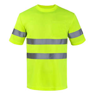 Chemise de travail de sécurité réfléchissante de haute qualité pour hommes, chemise de travail respirante à manches courtes de haute qualité, chemise de sécurité et de protection - Product Image 1