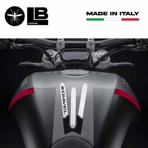 Adesivi decorativi per serbatoio in resina gel carbonio 3D compatibili con le motociclette DUCATI XDIAVEL - Product Image 2