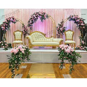 ชุดรูปแบบ Mughal ฉากหลังเวทีแต่งงานเส้นใยขนาดใหญ่สำหรับงานแต่งงานและปาร์ตี้สำหรับใช้ในบ้านและของตกแต่งวอลิมา - Product Image 5