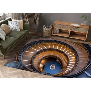 Tapis d'escalier des Musées du Vatican, Tapis Paysage Italien, Tapis Imprimé, Tapis Fin Non Tissé - Product Image 2