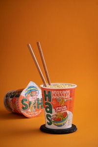บะหมี่กึ่งสำเร็จรูปฮาส รสไก่ทอด 75 กรัม ทำจากข้าวสาลี พร้อมรับประทาน - Product Image 2