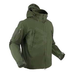 แจ็คเก็ตมีฮู้ดคอปกตั้งของผู้ชาย2025ยุทธวิธีระบายอากาศใช้งานกลางแจ้งสไตล์ล่าสุด - Product Image 6