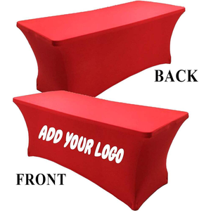 Khăn trải bàn bán buôn giá rẻ không thấm nước spandex vải căng tùy chỉnh bảng vải với logo cho đám cưới bên cho tradeshow - Product Image 5