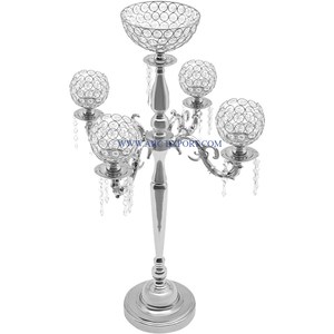 Candelabros decorativos para iluminación del hogar, artículos de mesa de diseño de lujo, candelabros de Metal de gran tamaño para interiores para uso en fiestas festivas - Product Image 5