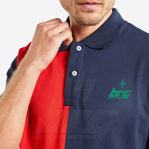 Suministro directo de fábrica Hombres Polo Camiseta Color sólido Hombres Polo Camiseta Bajo MOQ Hombres Polo Camiseta - Product Image 4