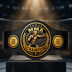 เข็มขัดแชมป์คาราเต้ UFC คิกบ็อกซิ่ง แบบสั่งทำพิเศษ ชุบโลหะ - Product Image 2