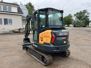 Mini-excavatrice Hyundai HX40A neuve/d'occasion 2024 avec chargeur frontal, moteur Kubota, boîte de vitesses et pompe à haut rendement - Product Image 3