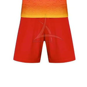 ชุดฟุตบอลผู้ชายสำหรับฤดูร้อน ผ้าโพลีเอสเตอร์ 100% น้ำหนักเบา ระบายอากาศได้ดี แขนสั้น - Product Image 2