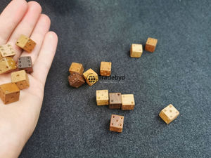 Artisan Polyhedral <b>Wooden</b> Dice Natural Handmade Eco-Friendly Durable 7-Piece Set for <b>Board</b> <b>Games</b> RPG Collectors Tradebyd - Product Image 1