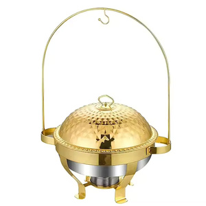 Équipement de service de buffet de réchauffeur de nourriture d'acier inoxydable de qualité commerciale de luxe pour de grands rassemblements et matériel en métal de restauration - Product Image 1