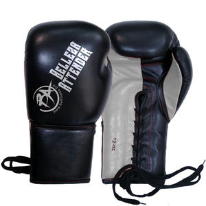 Guantes de boxeo para gimnasio con cordones de Venta caliente con logotipo personalizado para ejercicio - Product Image 1
