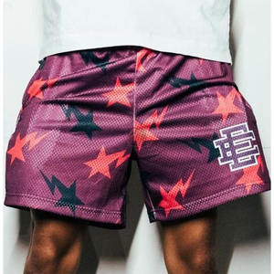 Pantalones Cortos de Baloncesto de Malla Gruesa para Hombre, Unisex, de Poliéster, Sublimados, Estampados, Bordados, Deportivos - Product Image 6