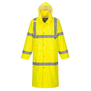 เสื้อโค้ท Hi VIS สำหรับผู้ใหญ่เสื้อโค้ท Hi VIS สีทึบ - Product Image 2
