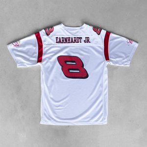 Camiseta de fútbol americano retro de malla personalizada al por mayor, 100% poliéster, totalmente sublimada, de secado rápido, corta y extragrande - Product Image 2
