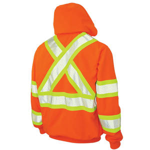 Adjustable best Manufacture new arrival <b>Work</b> wear <b>For</b> Construction <b>Men</b> Safety <b>Hoodie</b> Eco-friendly Front Pocket Safety <b>Hoodie</b> - Product Image 2