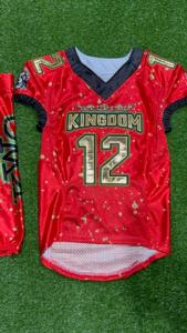 ชุดเสื้อฟุตบอลสำหรับผู้ใหญ่แบบ100% ผ้าโพลีเอสเตอร์กันยูวีแห้งเร็วเสื้อระบายอากาศ - Product Image 2