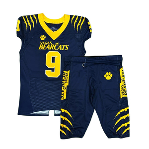 เสื้อฟุตบอลอเมริกันแบบสั่งทำพิเศษ ไซส์พลัส ระบายอากาศได้ดี แห้งเร็ว ยืดหยุ่นได้ ผลิตจากโพลีเอสเตอร์ 100% ชุดฟุตบอลสำหรับผู้ใหญ่แบบยูนิเซ็กซ์ - Product Image 4