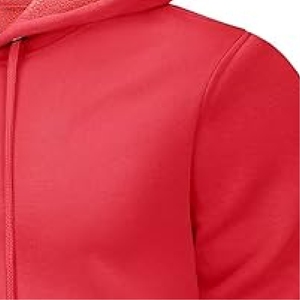 เสื้อฮู้ดสีแดงสดพรีเมียมสำหรับผู้หญิง – เสื้อสเวตเชิ้ตมีฮู้ดผ้าฟลีซเนื้อนุ่มพร้อมกระเป๋าจิงโจ้ - Product Image 5