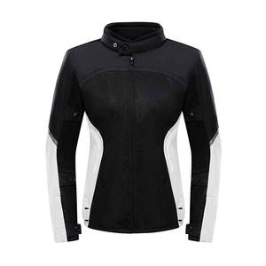 Fabricante de ropa Chaqueta de moto Cuello alto Cremallera frontal Ropa DE SEGURIDAD Manga larga Chaquetas de motocicleta de poliéster - Product Image 1