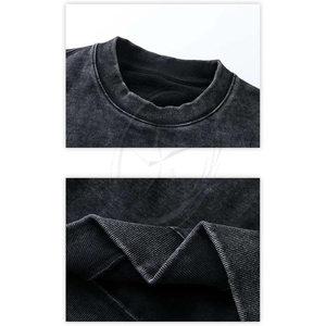 เสื้อสเวตเตอร์แฟชั่นปักลายระบายความร้อนมีฮู้ดซักกรดระบายอากาศได้ดีสำหรับฤดูหนาวสไตล์ฮิปฮอปแร็ปเปอร์ - Product Image 6