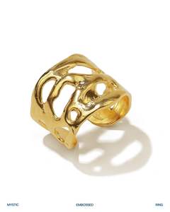 Bracelet en métal de style artistique ajoute une touche créative aux tenues simples avec un design unique - Product Image 6