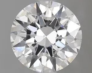 天然松散钻石圆形白色重量1.05克拉颜色等级D净度等级SI1印度供应商松散天然钻石