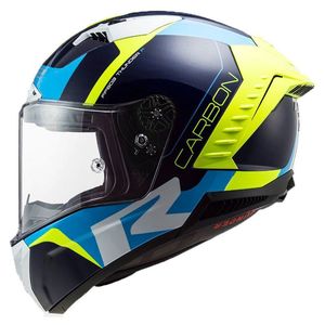 LS2 tuono carbonio RACING 1 casco rosso-bianco