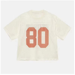 Maillot de football américain unisexe personnalisé en microfibre, respirant, anti-bactérien, anti-UV, à séchage rapide, court, taille plus - Product Image 3