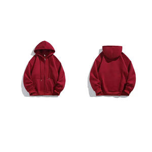 Haute qualité 100% coton Boxy Football cyclisme porter Logo personnalisé à capuche-surdimensionné tricoté athlétique Streetwear séchage rapide - Product Image 2