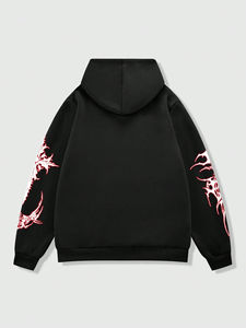 Best Selling <b>Thermal</b> <b>Hoodies</b> for Men 100% Cotton <b>Hoodies</b> for Men Custom DTF Printed <b>Hoodies</b> - Product Image 2