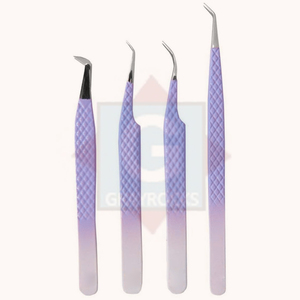 Pince à épiler pour extension de cils Design personnalisé Applicateur de cils de volume de marque privée Pince à épiler - Product Image 2