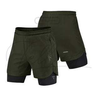 กางเกงขาสั้นรัดรูปผู้ชายคุณภาพสูง ผลิตในปากีสถาน เอวยืดหยุ่น วัสดุสแปนเด็กซ์/ไนลอน สำหรับฤดูใบไม้ร่วง แห้งเร็ว รับผลิตแบรนด์ส่วนตัว - Product Image 4